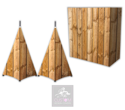 Rustic Lycra DJ Booth Cover (PACKAGE BUNDLE) 