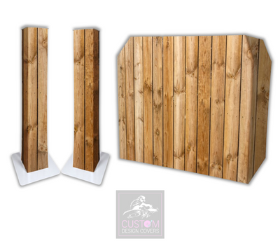Rustic Lycra DJ Booth Cover (PACKAGE BUNDLE) 