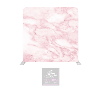 Pink Marble Lycra Pillowcase Backdrop Cover (DOUBLE SIDED)