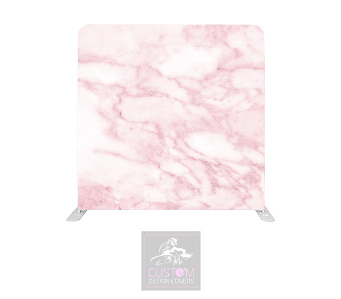 Pink Marble Lycra Pillowcase Backdrop Cover (DOUBLE SIDED)