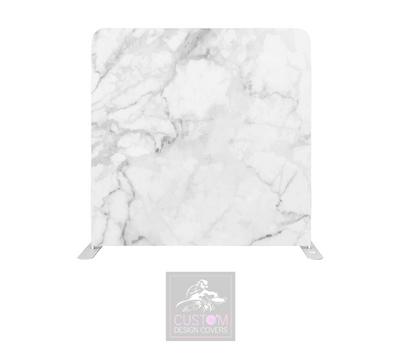 Marble Effect Lycra Pillowcase Backdrop Cover