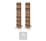 RUSTIC LYCRA PODIUM COVERS (PAIR) 