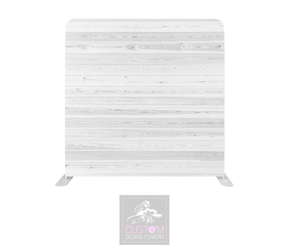 White Rustic Lycra Pillowcase Backdrop Cover 