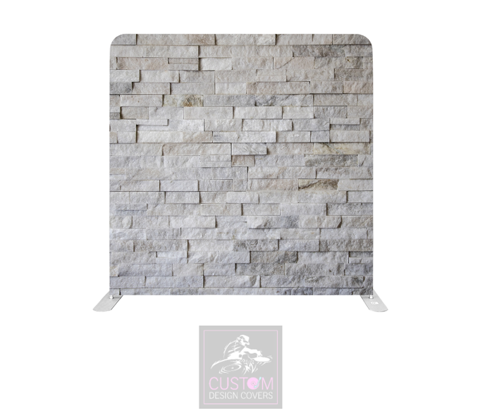 Quartz Stone Effect Lycra Pillowcase Backdrop Cover