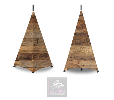 Rustic Just Married Lycra DJ Booth Cover (PACKAGE BUNDLE)