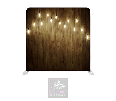 Rustic Lighting Lycra Pillowcase Backdrop Cover