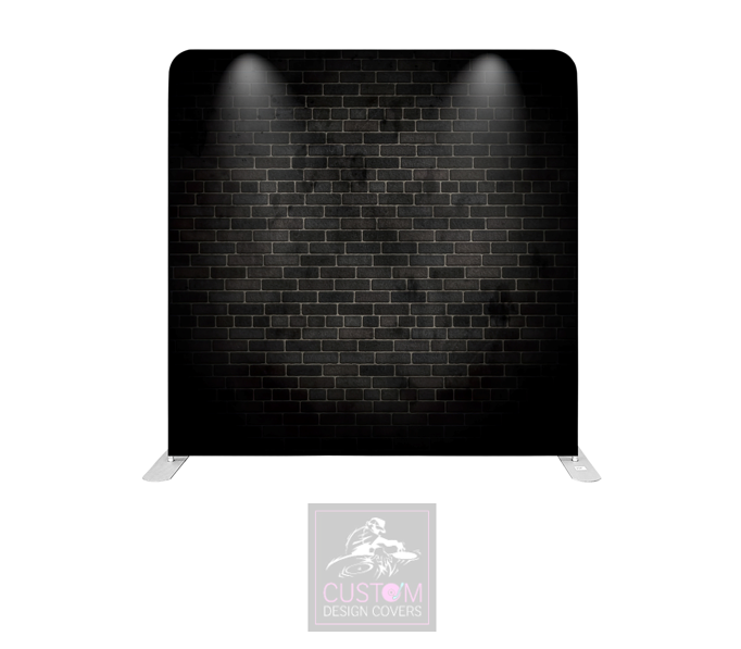 Black Wall Lycra Pillowcase Backdrop Cover