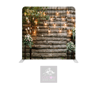 Rustic Garden Lycra Pillowcase Backdrop Cover