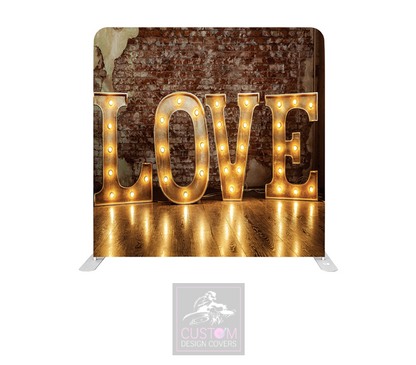 Love Lycra Pillowcase Backdrop Cover