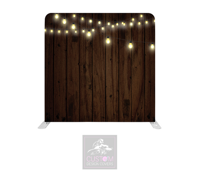 Rustic Lighting Lycra Pillowcase Backdrop Cover
