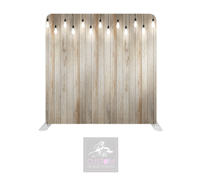 Light Rustic Lighting Lycra Pillowcase Backdrop Cover