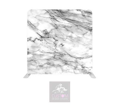 Marble Effect Lycra Pillowcase Backdrop Cover