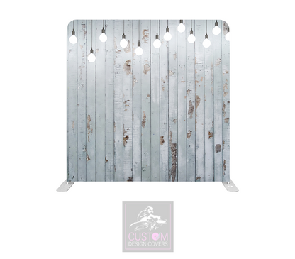 Rustic Barn Lights Lycra Pillowcase Backdrop Cover