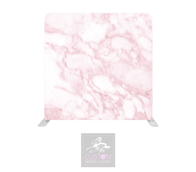 Pink Marble Lycra Pillowcase Backdrop Cover (DOUBLE SIDED)