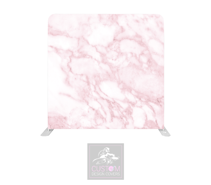 Pink Marble Lycra Pillowcase Backdrop Cover (DOUBLE SIDED)