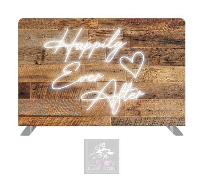 Happily Ever After Neon Pillowcase Backdrop Cover