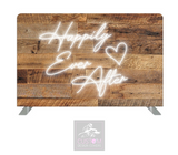 Rustic Happily Ever After Pillowcase Backdrop Cover