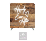 Rustic Happily Ever After Pillowcase Backdrop Cover