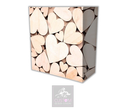 Rustic Hearts Lycra DJ Booth Cover