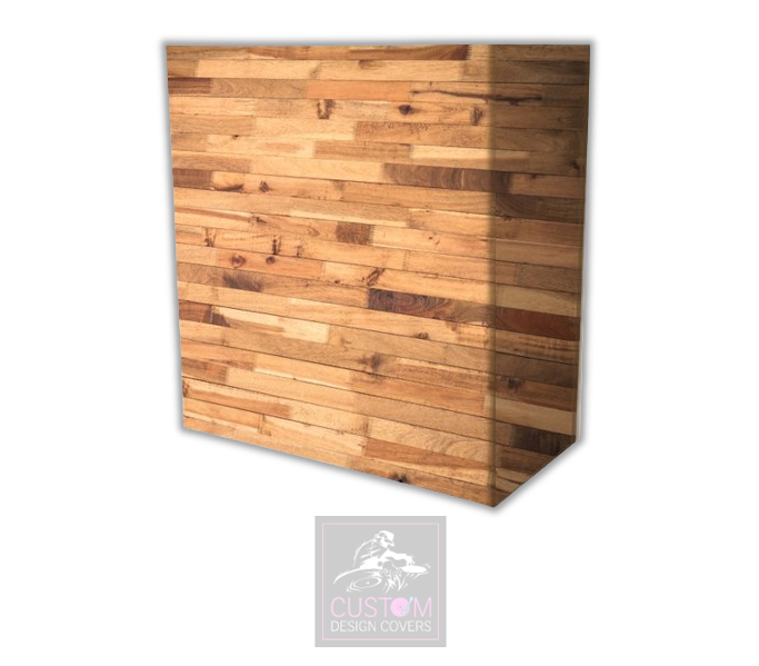 Oak Rustic Lycra DJ Booth Covers 