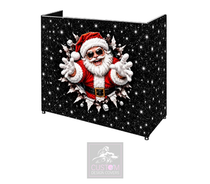 Santa Lycra DJ Booth Cover