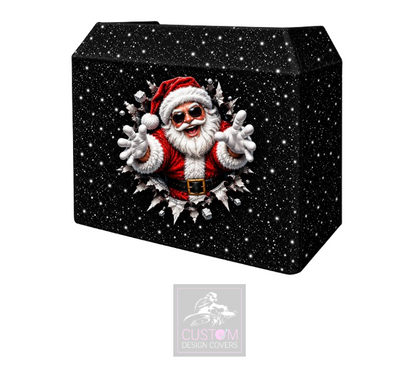 Santa Lycra DJ Booth Cover