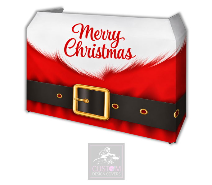 Merry Christmas Lycra DJ Booth Cover