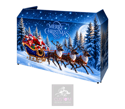 Santa's Sleigh Lycra DJ Booth Cover