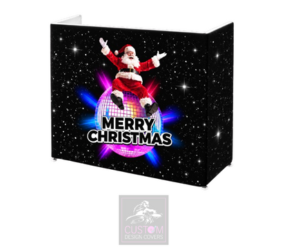 Merry Christmas Lycra DJ Booth Cover