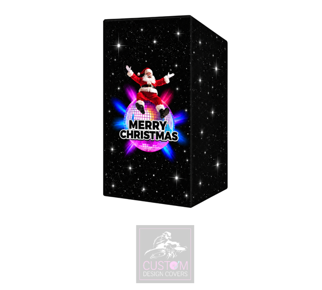 Merry Christmas Lycra DJ Booth Cover
