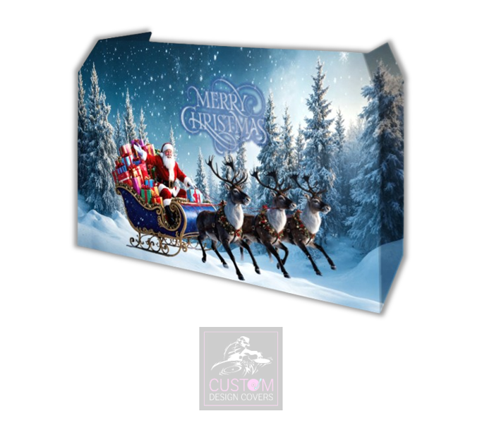 Santa's Sleigh Lycra DJ Booth Cover 