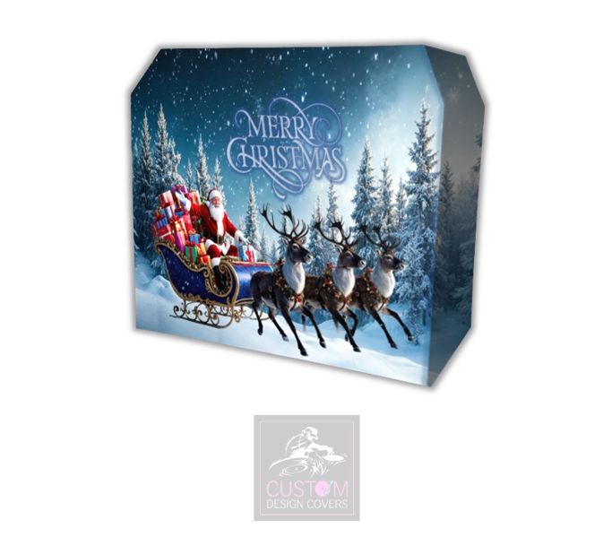 Santa's Sleigh Lycra DJ Booth Cover 