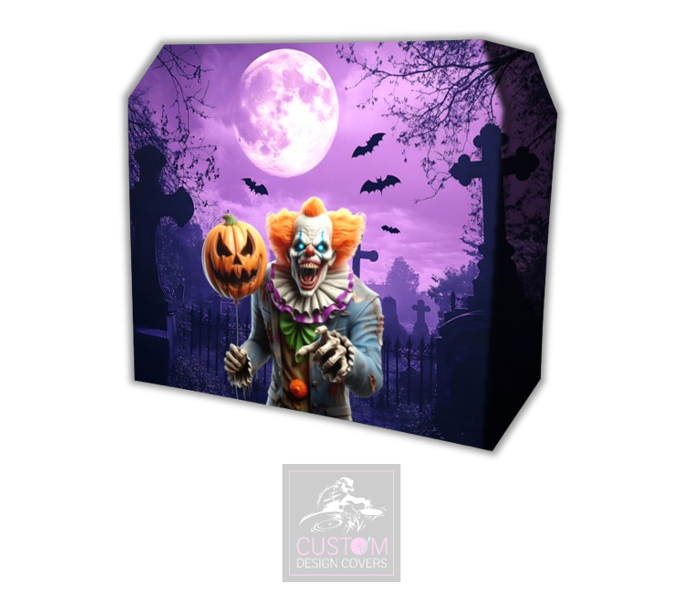 Halloween Clown Lycra DJ Booth Cover