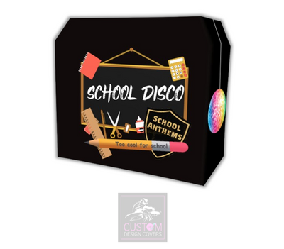 School Disco  Lycra DJ Booth Cover