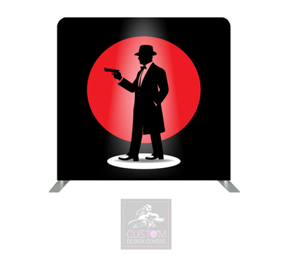 Secret Agent Lycra Pillowcase Backdrop Cover (DOUBLE SIDED)