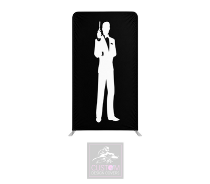 Secret Agent Lycra Display Banner Cover - DOUBLE SIDED