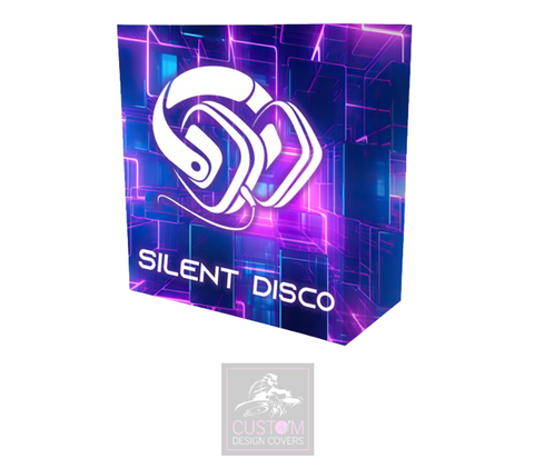 Silent Disco Lycra DJ Booth Cover 