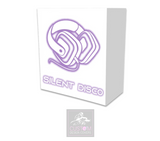 Silent Disco *White* Lycra DJ Booth Cover 