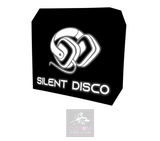 Silent Disco *Black* Lycra DJ Booth Cover 