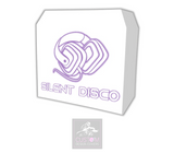 Silent Disco *White* Lycra DJ Booth Cover 