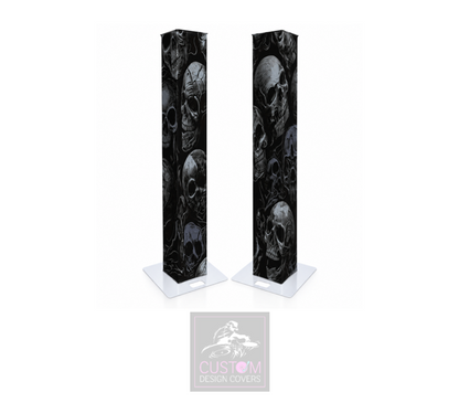 Happy Halloween Skulls Lycra DJ Booth Cover (PACKAGE BUNDLE)