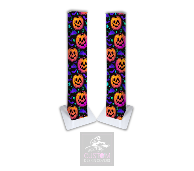 Halloween Smiling Pumpkins  Lycra Podiums (PAIR) 