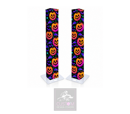 Halloween Smiling Pumpkins  Lycra Podiums (PAIR)