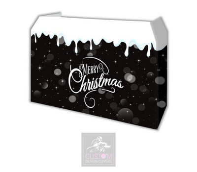 Merry Christmas Lycra DJ Booth Cover 