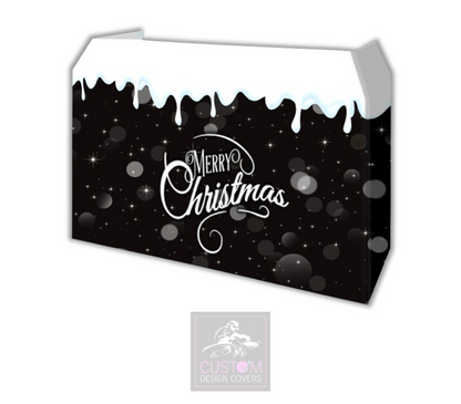Merry Christmas Lycra DJ Booth Cover 