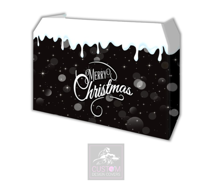 Merry Christmas Lycra DJ Booth Cover