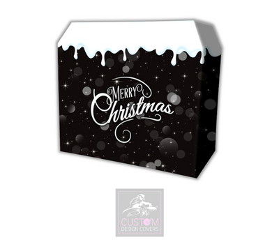Merry Christmas Lycra DJ Booth Cover 