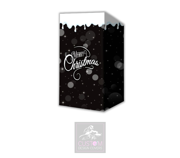 Merry Christmas Lycra DJ Booth Cover 
