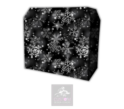 Christmas Snowflake Lycra DJ Booth Cover