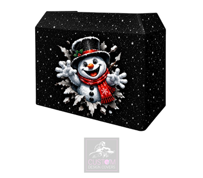 Snowman Lycra DJ Booth Cover